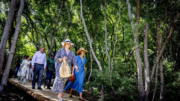 Koning Willem Alexander, Koningin Maxima en Prinses Amalia Bezoek aan Curacao Dag 2