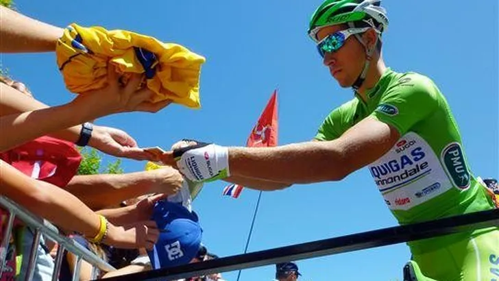 Peter Sagan kan een Porsche tegemoet zien