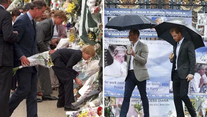 20 jaar later: William en Harry herdenken Diana