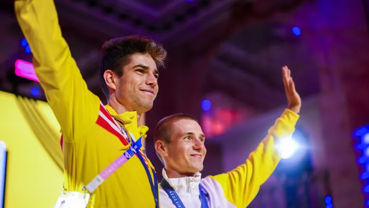 van aert en evenepoel in belgian house