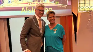 Burgemeester Lucas Bolsius en Monica van Ee