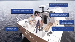 De kuip van Marks en Sandra’s droomboot