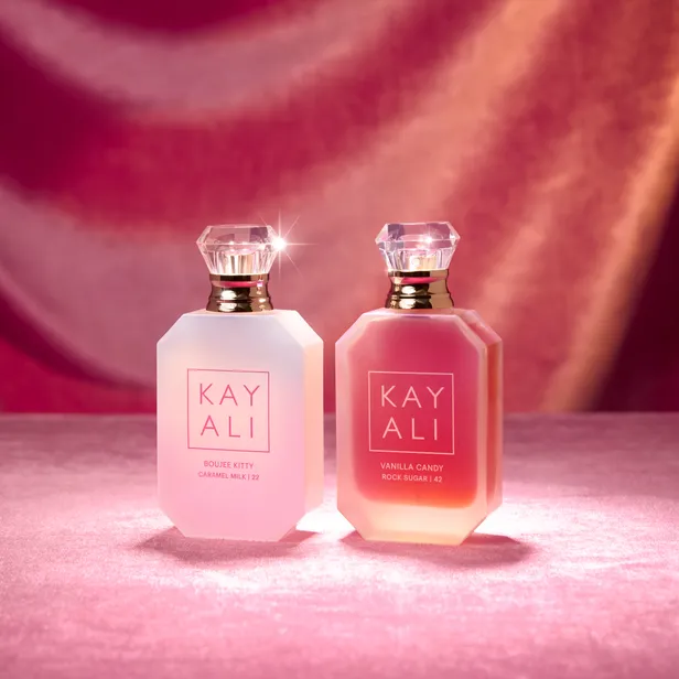 Boujee Kitty Caramel Milk | 22 & Vanilla Candy Rock Sugar | 42 van KAYALI