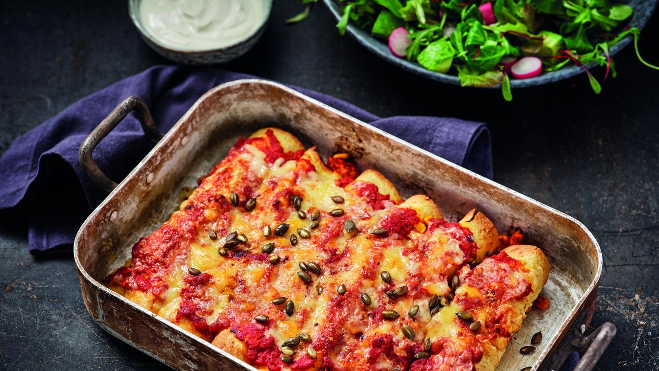 Recept enchilada's met wortel en kip Happy in Shape