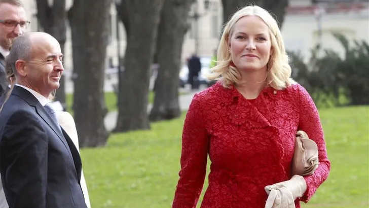 Mette-Marit in gala na diagnose