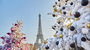 kerst in paris eiffeltoren