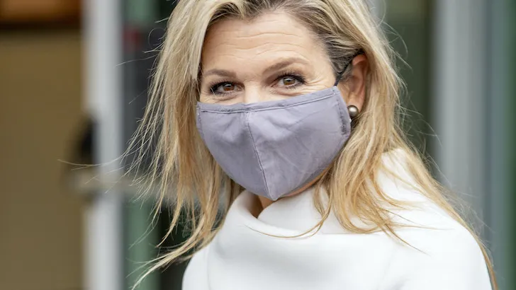 Máxima's witte wintertrui