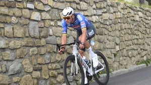 Mathieu van der Poel tijdens een inspanning.