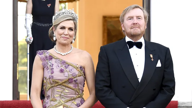 Willem-Alexander en Máxima staatsbanket Duitsland