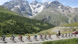 President Sarkozy op bezoek in de Tour