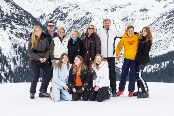 Fotosessie met de koninklijke familie in Lech 2020