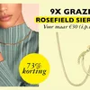 9x Grazia + Rosefield sieradenset voor maar €30
