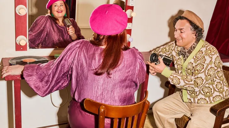 Eva van der Gucht en haar man Domenico Mertens.