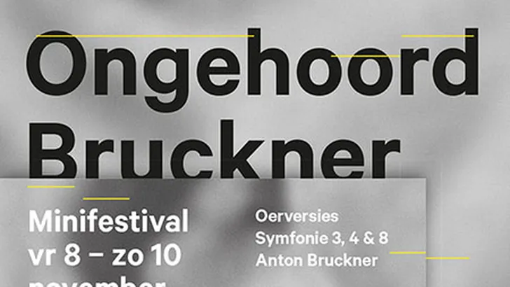 Drie symfonieën Bruckner opgevoerd in eerste versie