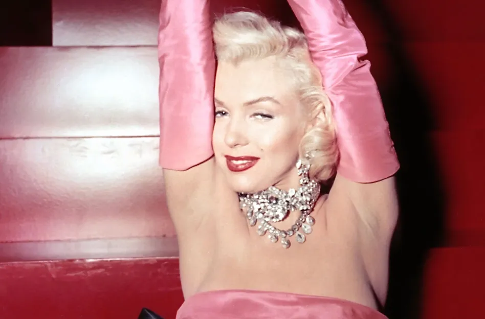 Celebs die zich lieten inspireren door Marilyn Monroe. – Foto van Marilyn Monroe uit Gentlemen Prefer Blondes, 1953.