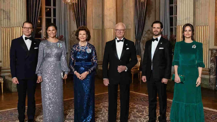 Riksdag dinner with royals and goverment