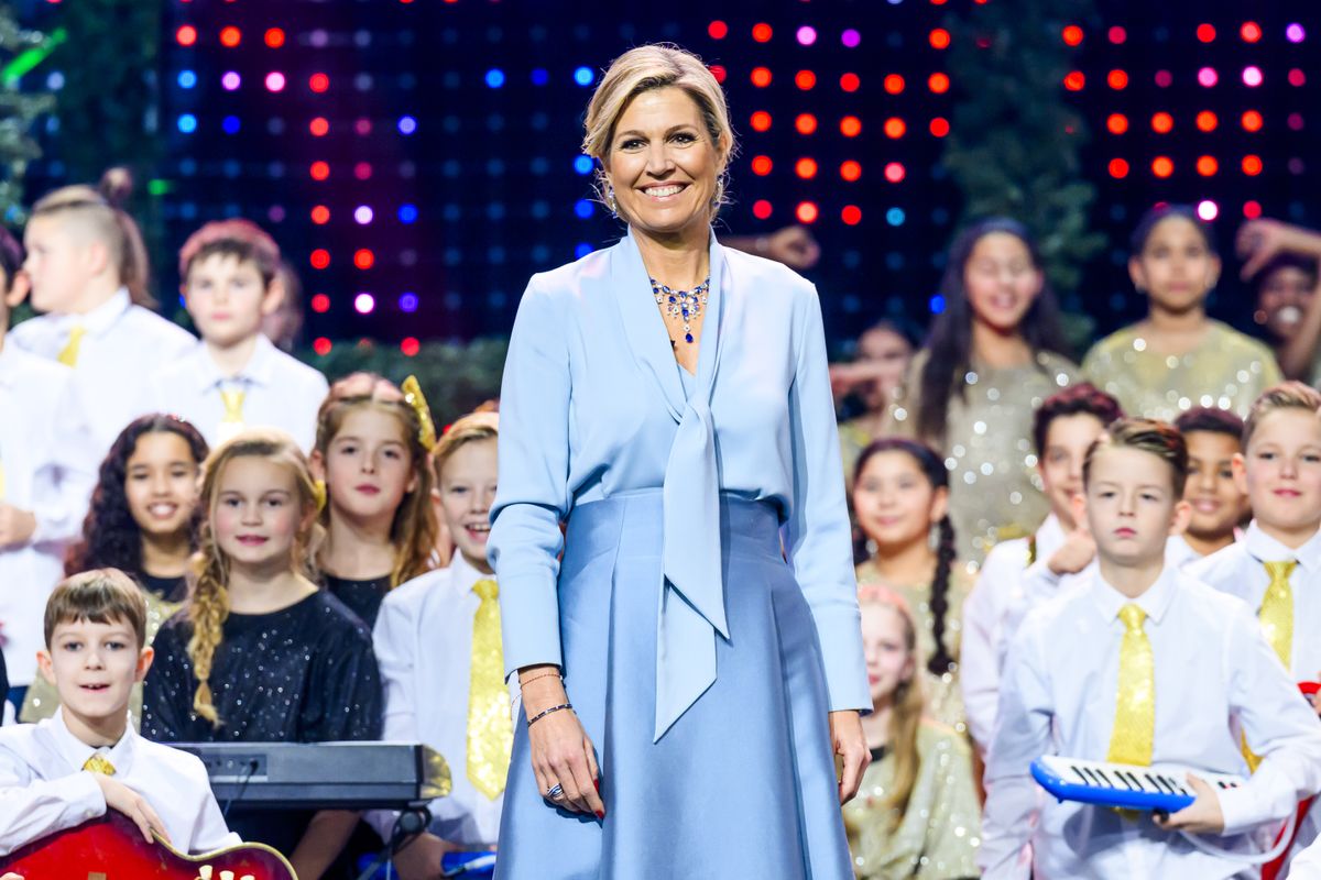 Gespot: Máxima's favoriete Natan-rok is een duurzame keuze | Beau Monde