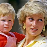 Prinses Diana en prins Harry, 1986