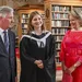Prinses Elisabeth met koning Filip en koningin Mathilde. – Belgisch hof onderzoekt situatie universiteit prinses Elisabeth.