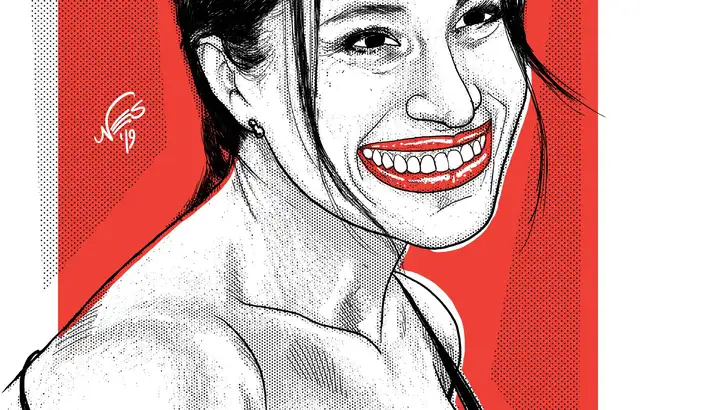 Illustratie Meghan Markle