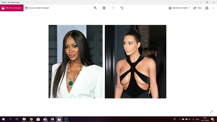 Busted: Kim Kardashian is copycat van Naomi Campbell