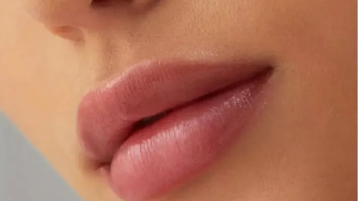 Vrouw met lipfillers.