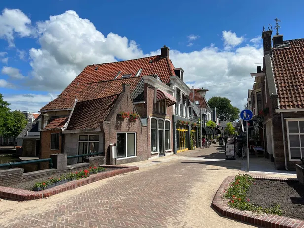 Winkelstraatje in Franeker