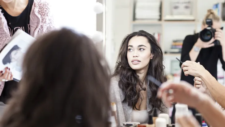 Backstage bij Romy Monteiro voor Happy in Shape