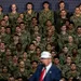 Trump speecht voor militairen