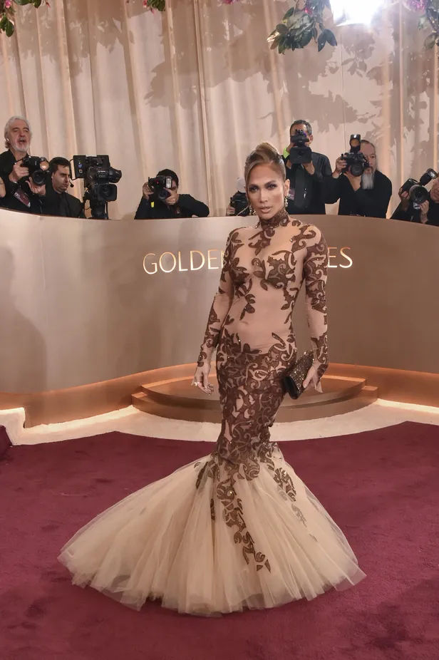 Jennifer Lopez in vintage Jean Louis Scherrer Haute Couture
