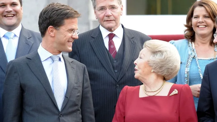 Rutte en Beatrix, 2010