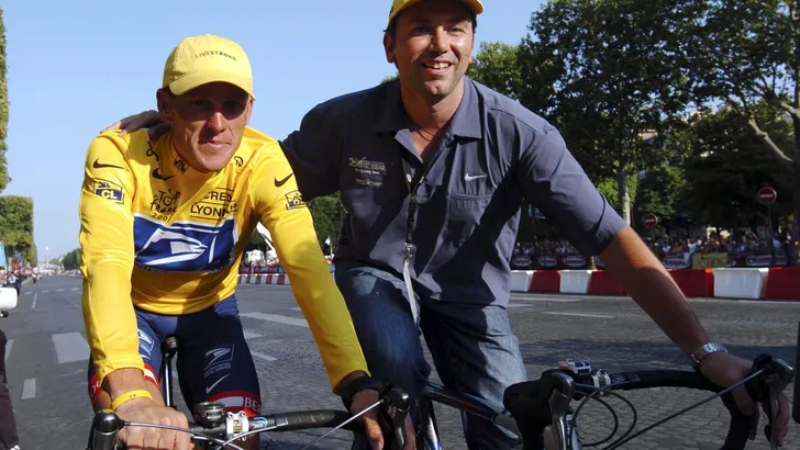 Johan Bruyneel (rechts)