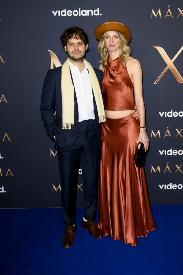 Claire Bender en partner Alex Hendrickx op de première van Máxima seizoen 2