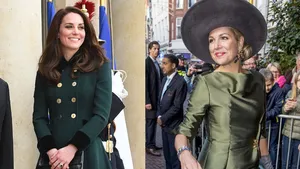 Met Máxima en Kate als trendsetters: allemaal in het groen