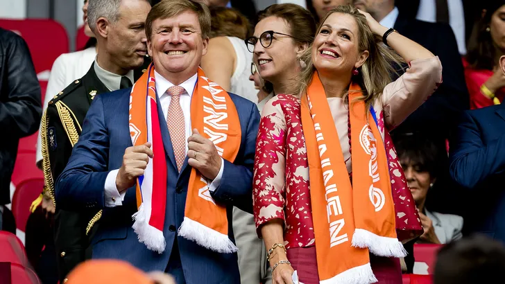 Willem Alexander Máxima voetbal