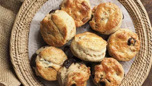 Scones met chocolade