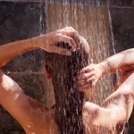 Woman in the shower