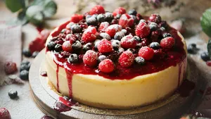 Cheesecake met witte chocolade
