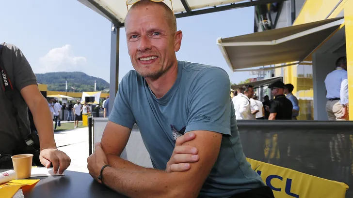 Michael Rasmussen te gast in de Tour de France.