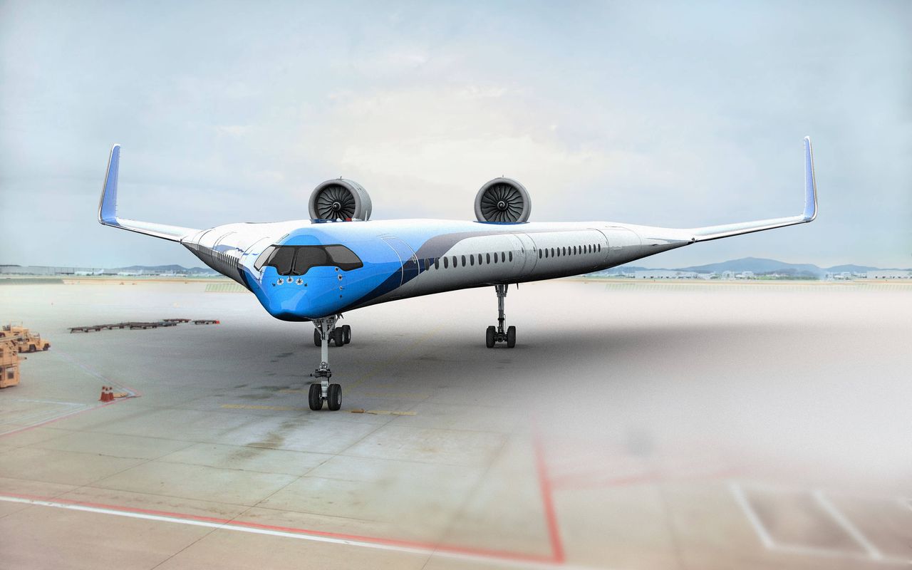 Plenaire sessie Per ongeluk Elk jaar Lonely Planet | KLM en TU Delft onthullen nieuw vliegtuig met V-vorm
