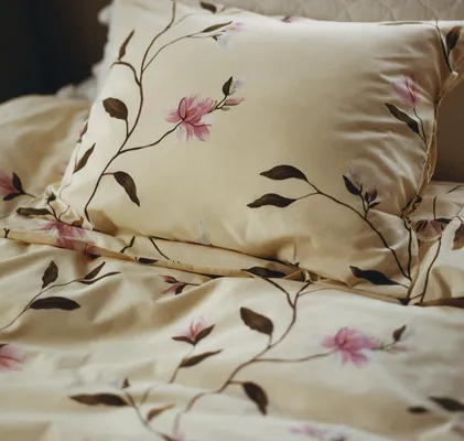 Katoenen dekbedset - eenpersoons €34,99