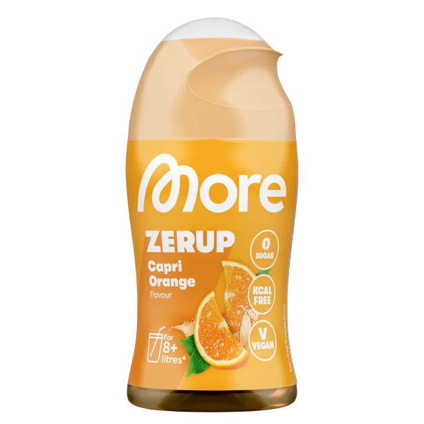 Zerup Zero Syrup in de smaak Capri Orange van More Nutrition | €5,99