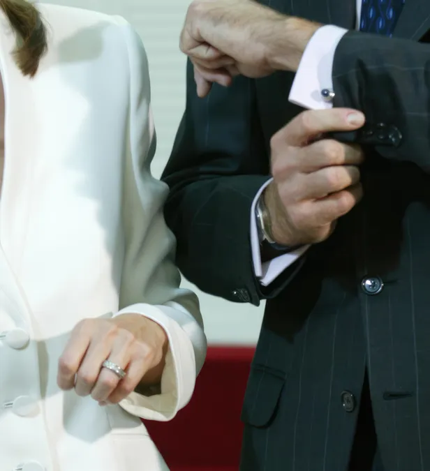 Verlovingsring koningin Letizia.