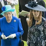 Queen Elizabeth en prinses Beatrice