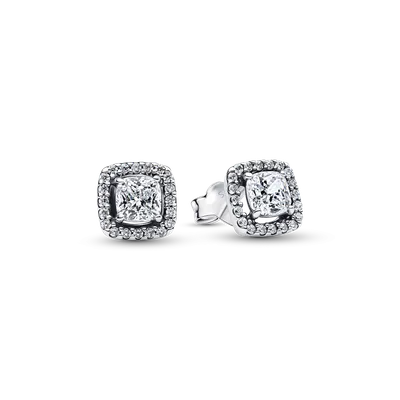 Pandora Earrings - Sterling Silver Zirconia 