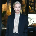 Charlize Theron at the Breitling Meatpacking Boutique Ribbon Cutting