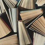 Composition with books on the table