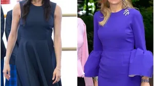 Meghan kijkt af bij Máxima