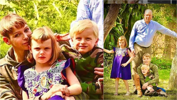 Charlene: herenigd met Albert en de kinderen