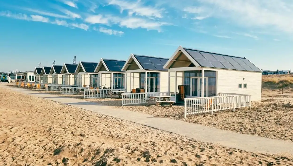 Kusthuisjes in Katwijk aan Zee